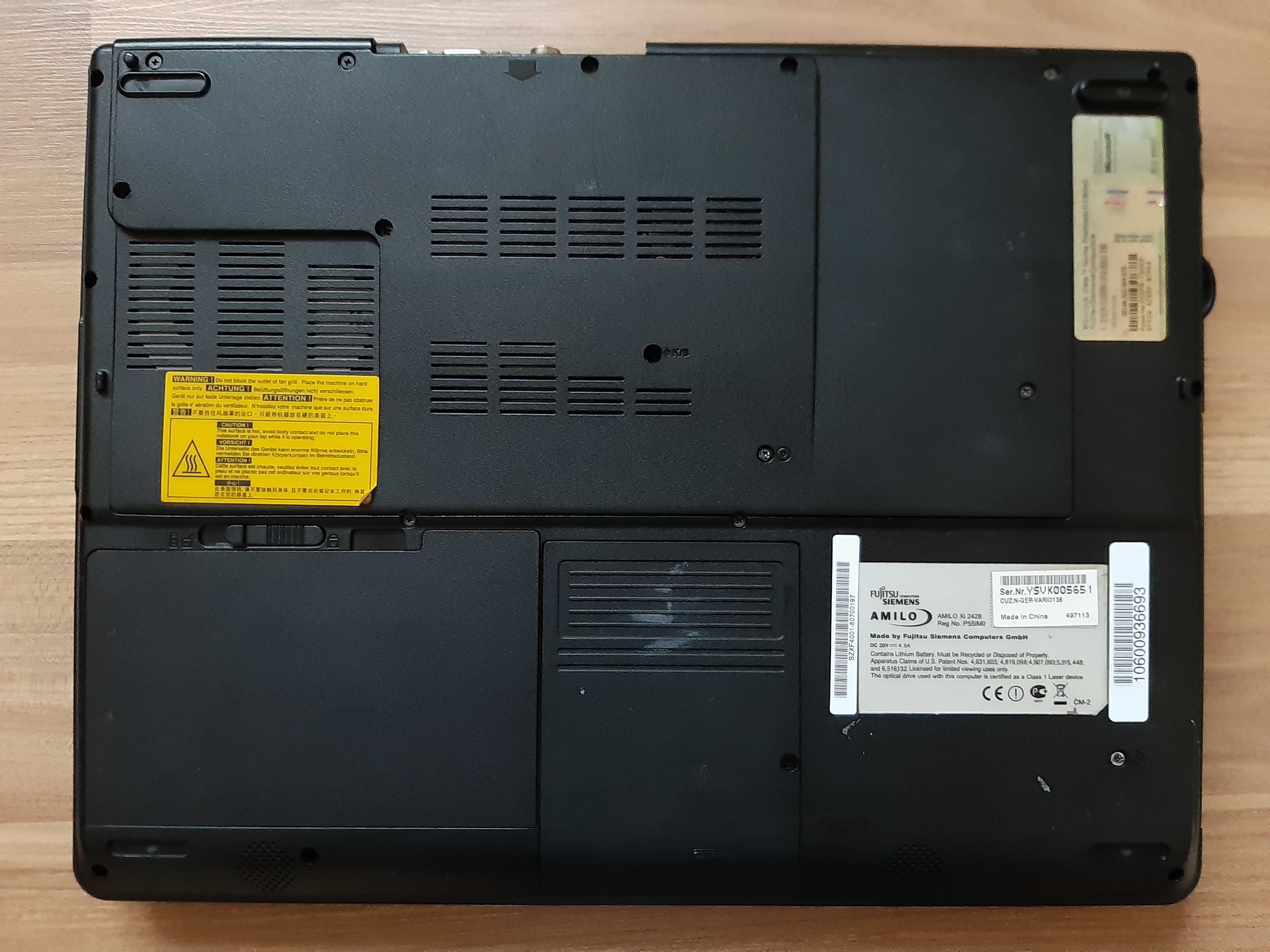 Laptop Fujitsu Siemens XI 2428 pentru piese