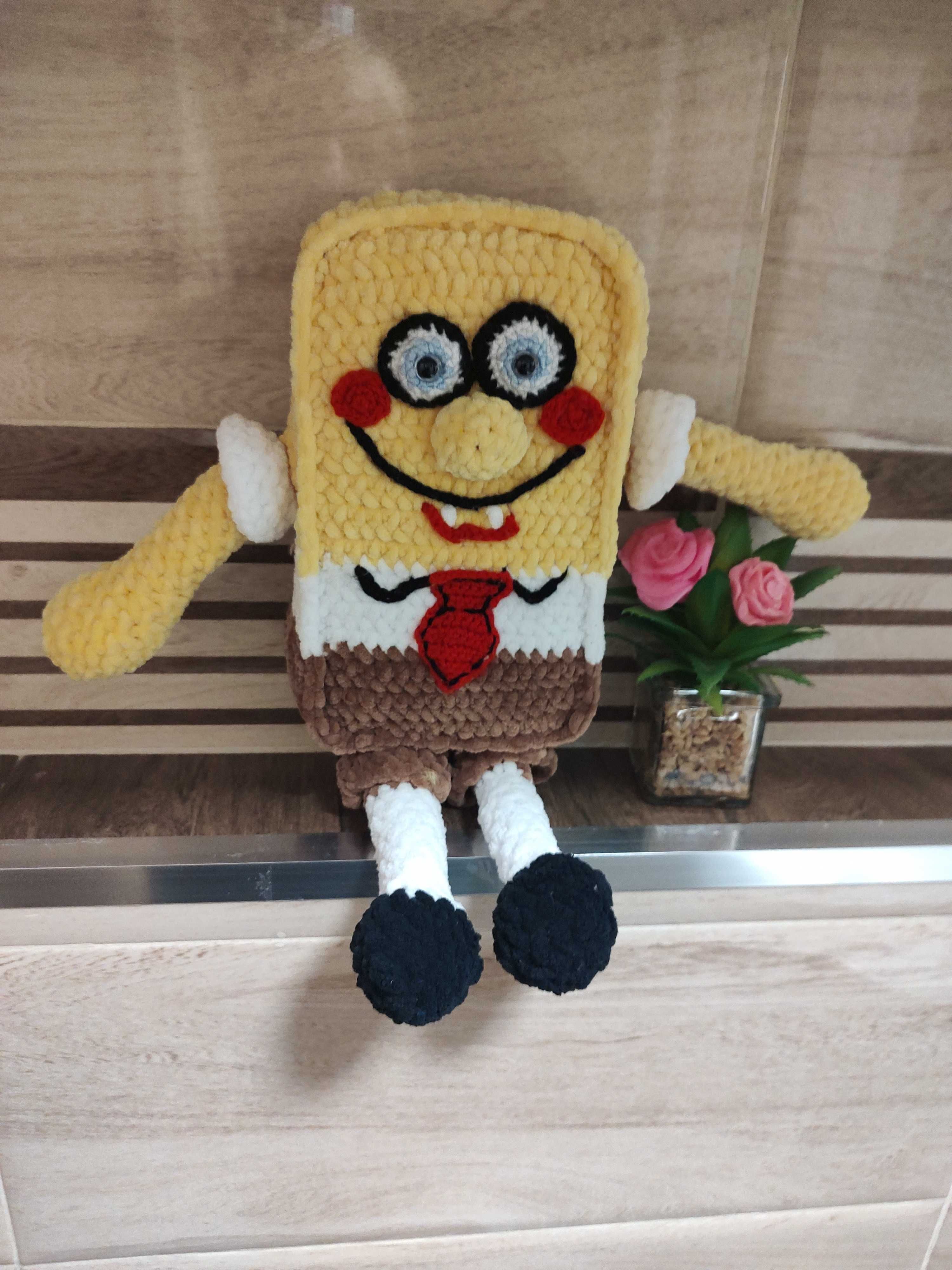 Плетена кукла Спонджи боб