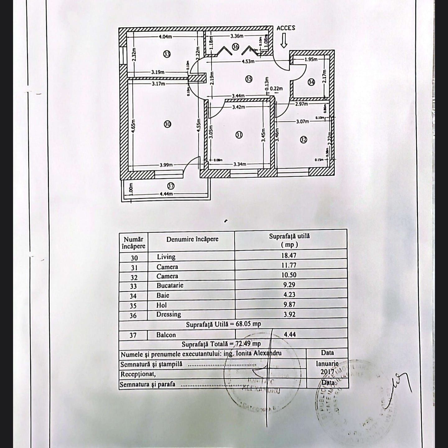 Apartament 3 camere | 72.5 mp | Parter | Mobilat + parcare | Bragadiru