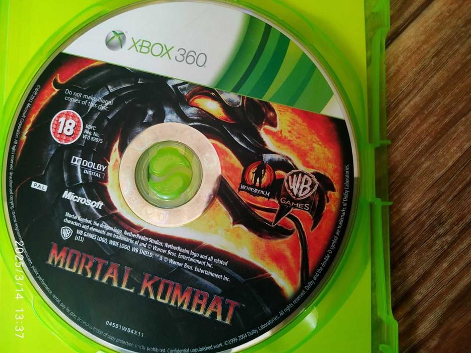 Xbox 360 One S/X Series X мортал комбат