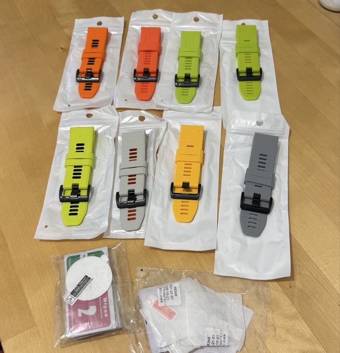 Curea Garmin Fenix Epix 26mm Cablu incarcare Folie Sticla Film Silicon