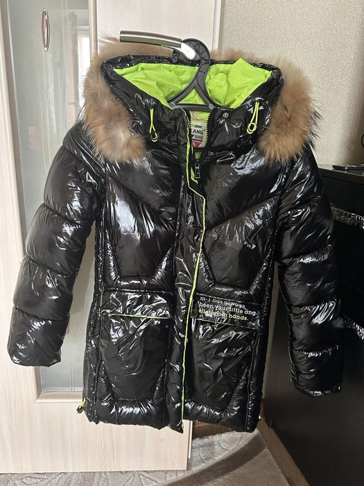 Куртка зимняя на девочку 7-8 лет