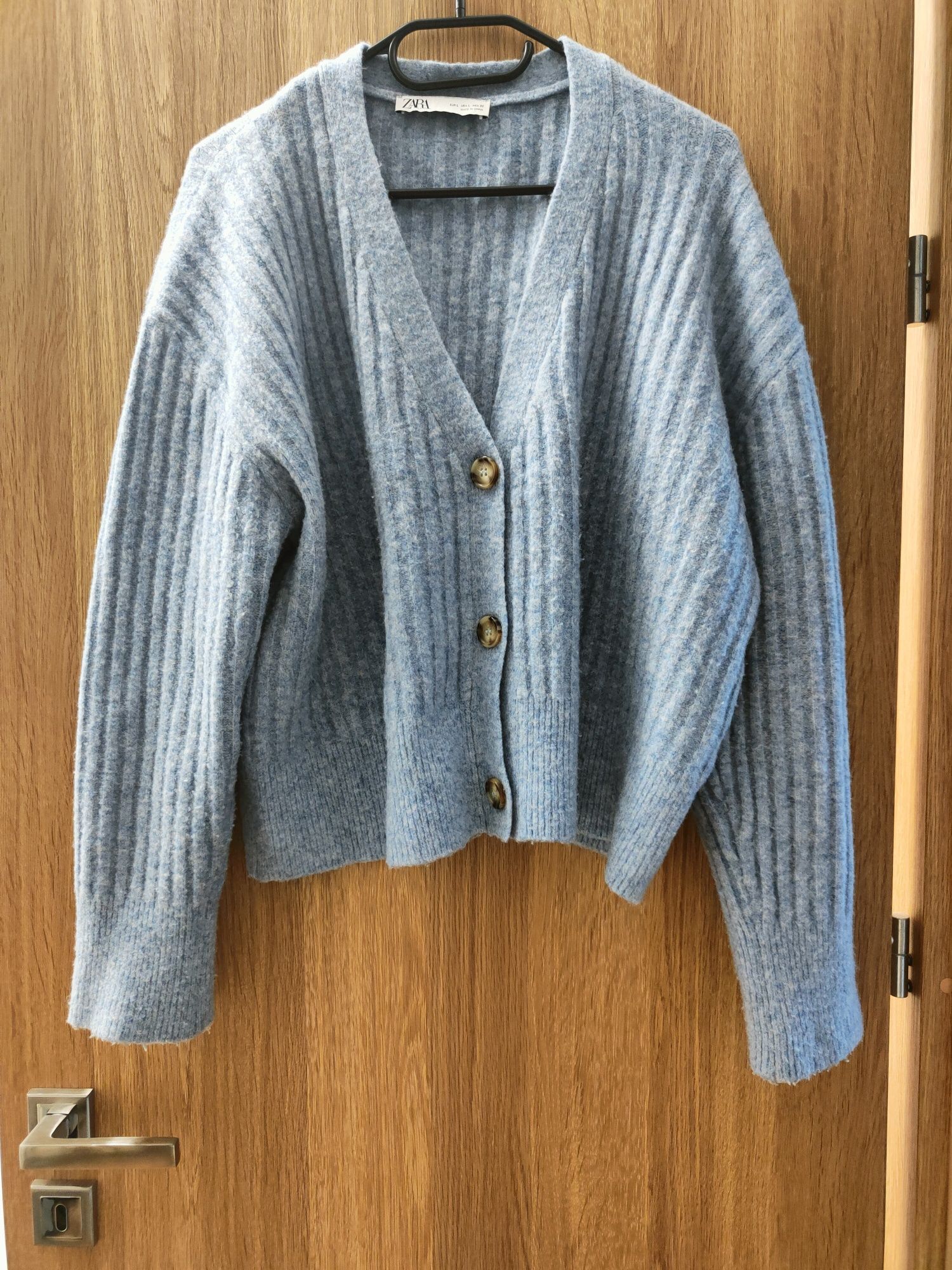 Светло синя жилетка Zara, размер L