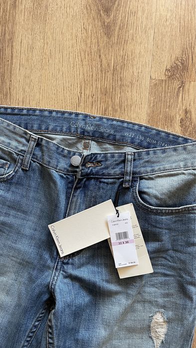 Blugi 32 34 Pantaloni Scurti M L CK Calvin Klein 100% Originali USA