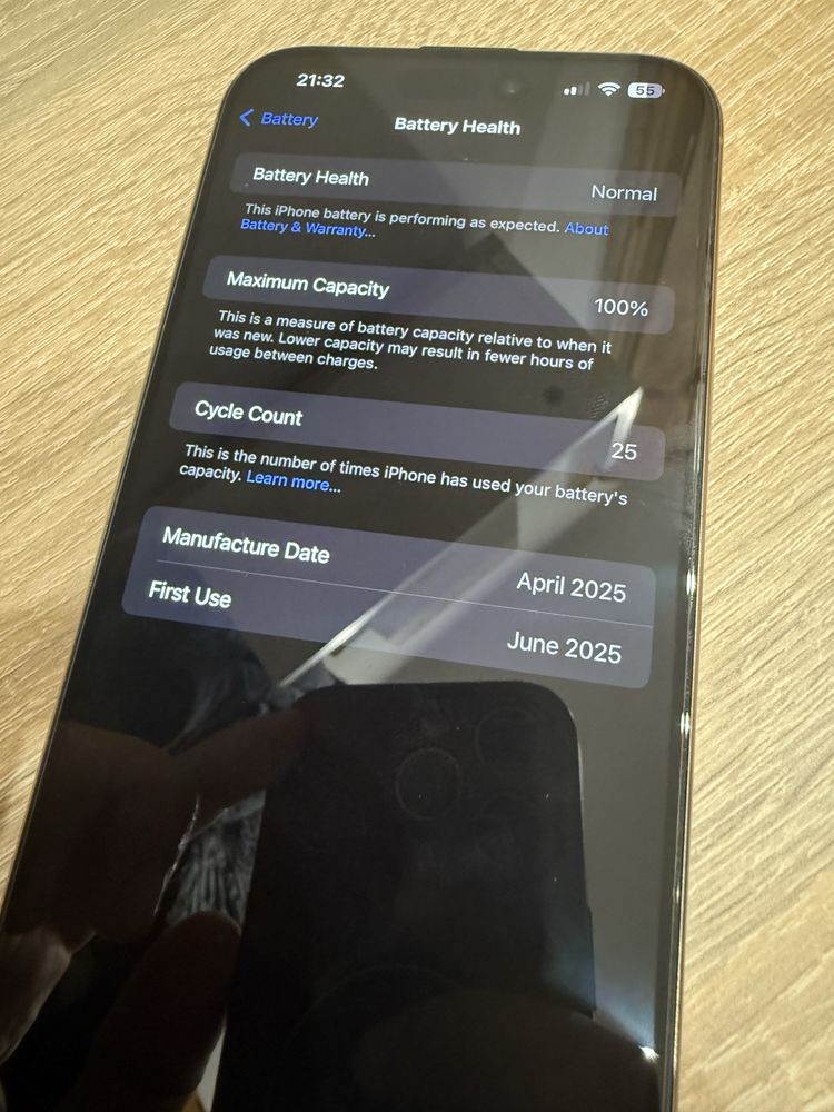 Iphone 16 pro max Златен 256