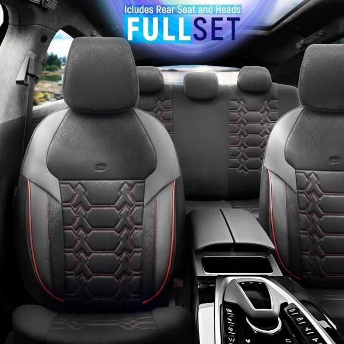 Тапицерия за кола Otom Pulse PLS2902 (ЧерноЧервен Кант)