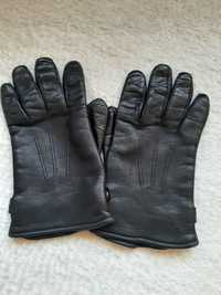 Мъжки ръкавици от естествена кожа с мека подплата
