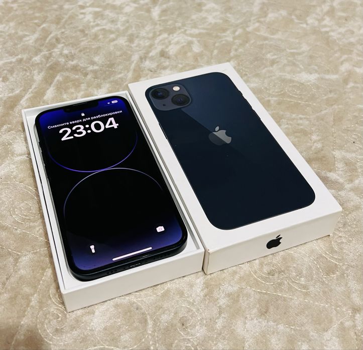 Продам Iphone 13, 128гб, оригинал с коробкой документами.В отл сост.