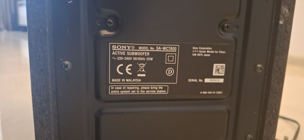Soundbar Sony HT-CT800 350W