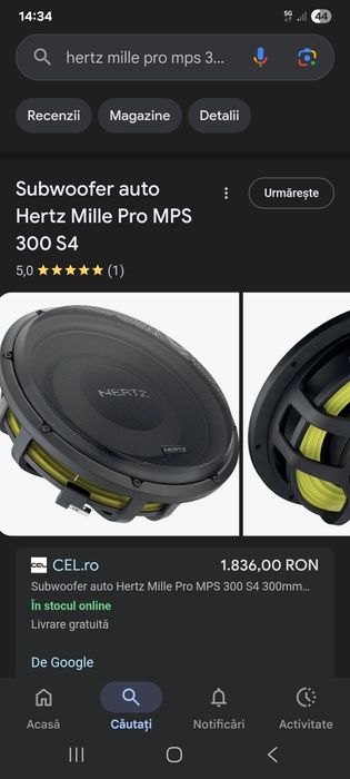 Super difuzor subwoofer 30cm Hertz Mille Pro Mps S4