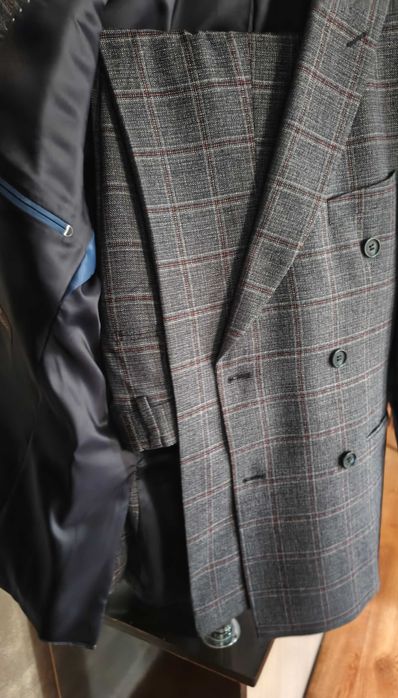 двойка - Стильный двубортный пиджак и брюки