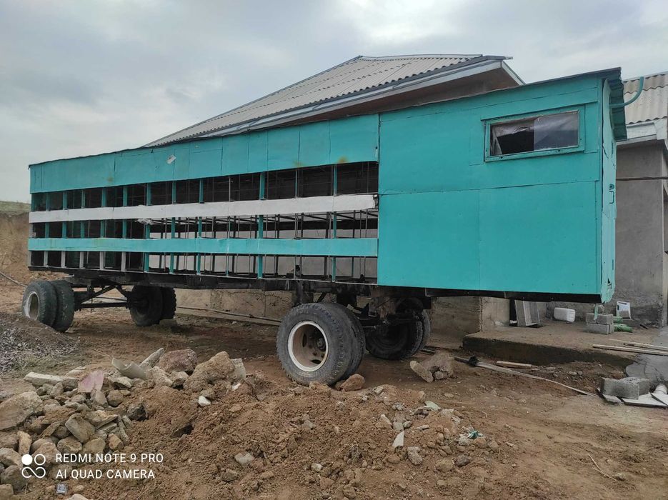 Прицеп пчелоповильон ,на 78 ульев,двух основный, баллоны состояние ср