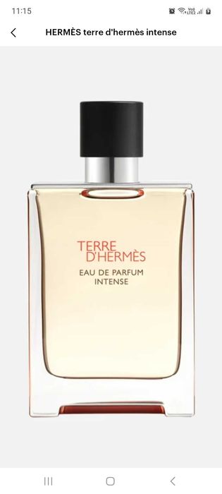 HERMÈS terre d'hermès intense