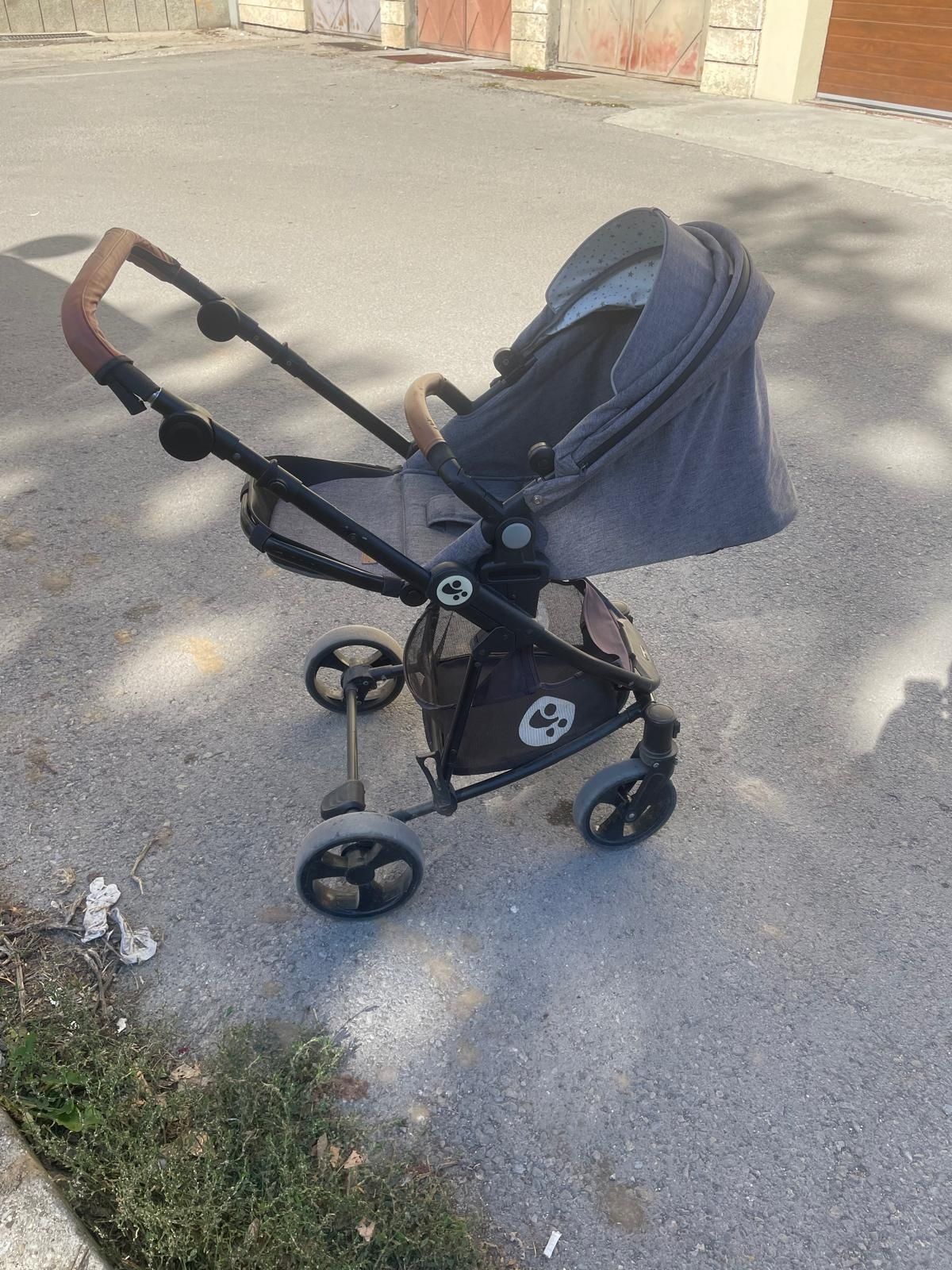 Бебешка количка Lorelli Crysta 3in1 Grey