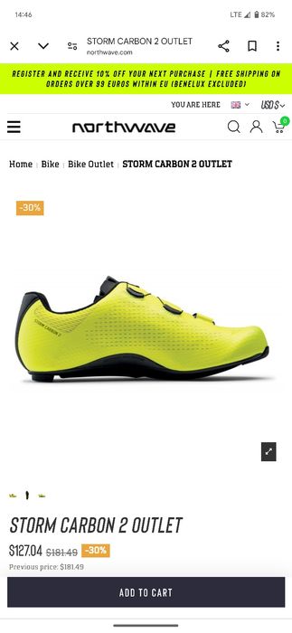 Încălțăminte northwave storm carbon 2 cursiera șosea ciclism bicicletă