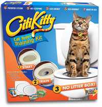CitiKitty преход за тоалетна чиния – котешка тоалетна