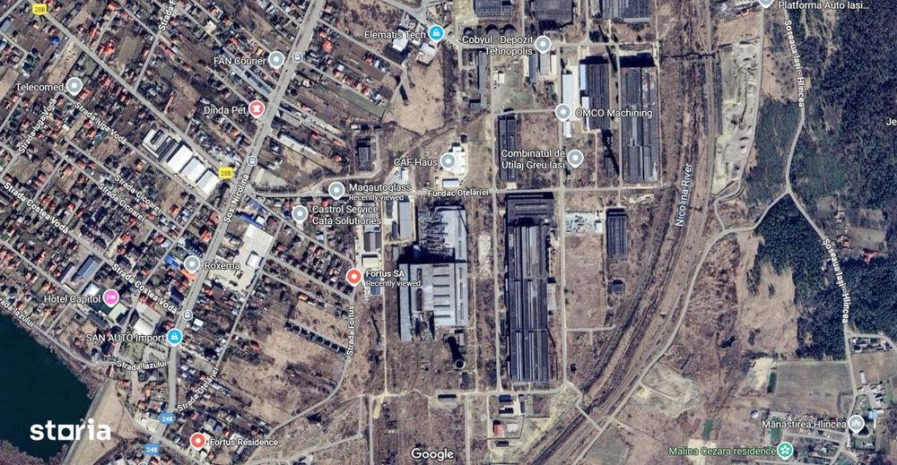 De Vânzare Teren Pentru Hale Industriale, 9.000 Mp  Zona Fortus, Iași