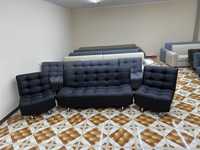 Офисный кожанный диван в наличии в любом расцветке Дост Бесплатно.