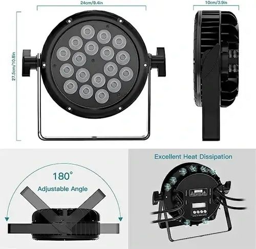 Сценично осветление Водоустойчиви IP65 светодиоди Par Light за събития