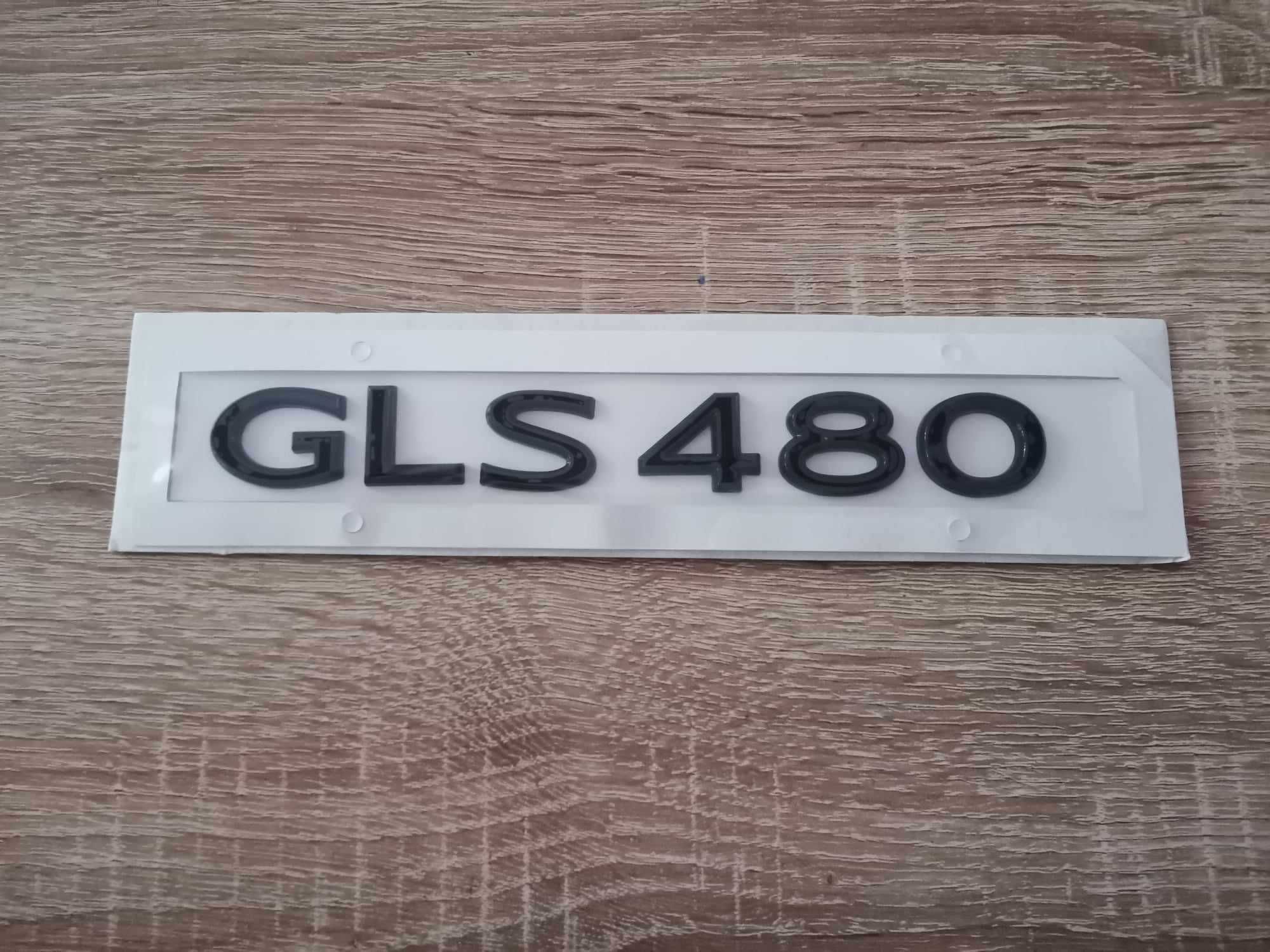 черен надпис нов стил Mercedes Benz GLS 480