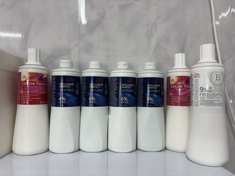 Боя wella,koleston,color touch,оксиданти на wella ,шампоани на Loreal