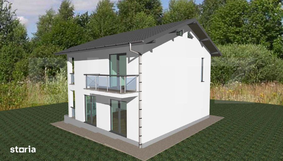 Casa familiala in suprafata de 120 mp utili, la poalele Mesesului