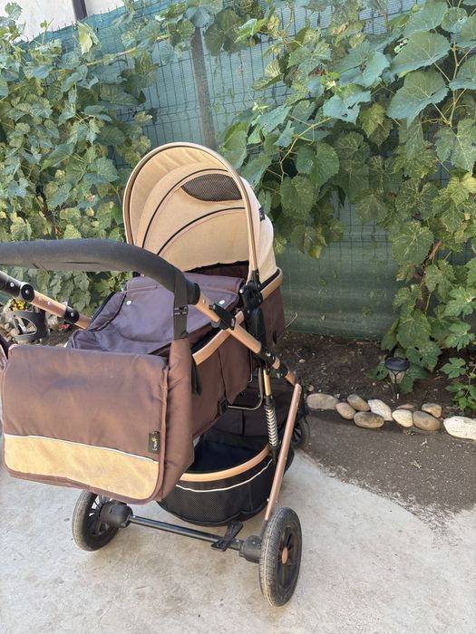 Carucior crem/maro