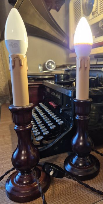 Sfeșnice vintage tip lumânare electrice  funcționale