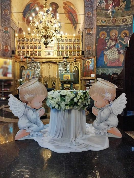 Photocorner botez Aranjamente botez Arcada baloane Decor cristelnita