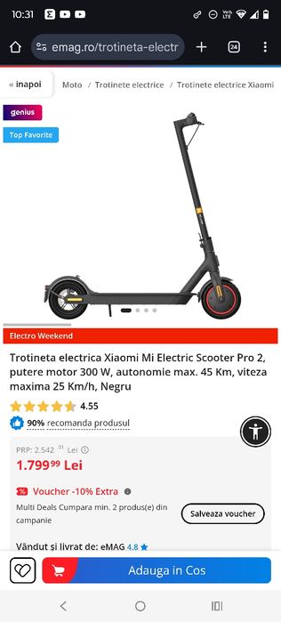 Sigilata Trotineta Xiaomi pro 2