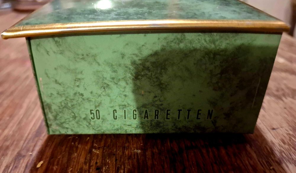 метална кутиика от цигари Atos Pfau Auslese рядка колекционерска