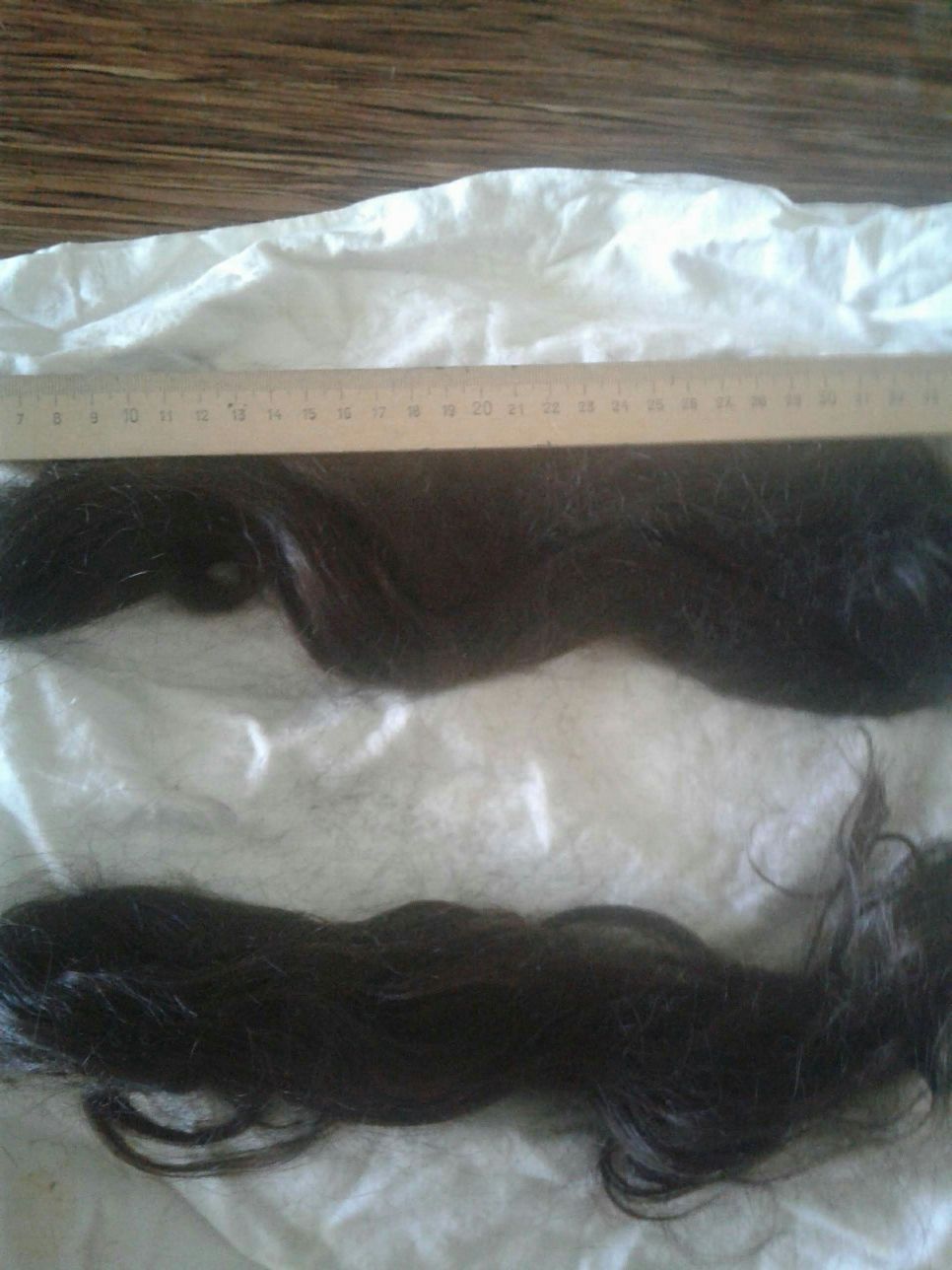 Коса из натуральных волос 45см