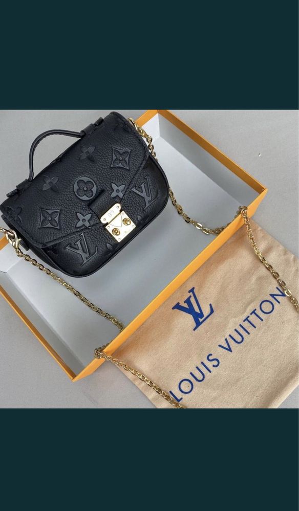 Geanta/Genti Louis Vuitton Micro Metis Piele Nay