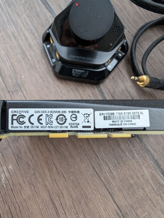 Placa de sunet Creative Sound Blaster AE-5 plus Audio control module