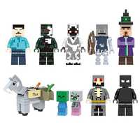 Set 10 Minifigurine tip Lego Minecraft cu Herobrine