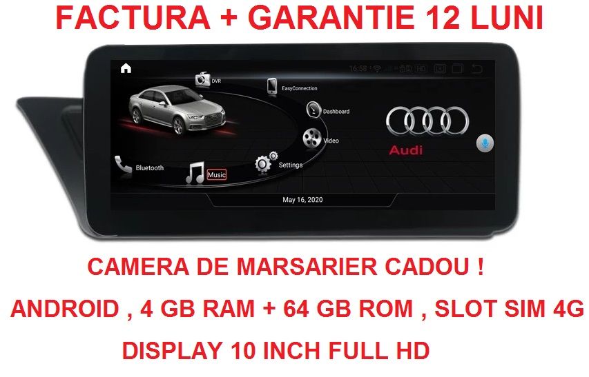 Navigatie Audi A4 A5 B8 (2009-2016) , Concert MMI 3G , 4GB RAM Sim 4G