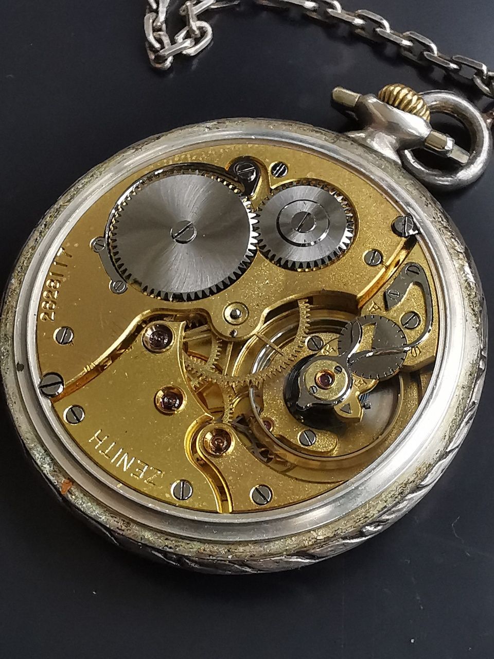 Ceas de buzunar ZENITH Argint 48 mm