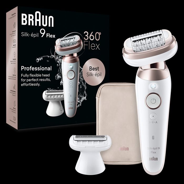 Epilator Braun Silk-épil 9 9-030 Flex 360° Wet & Dry, Smart Touch