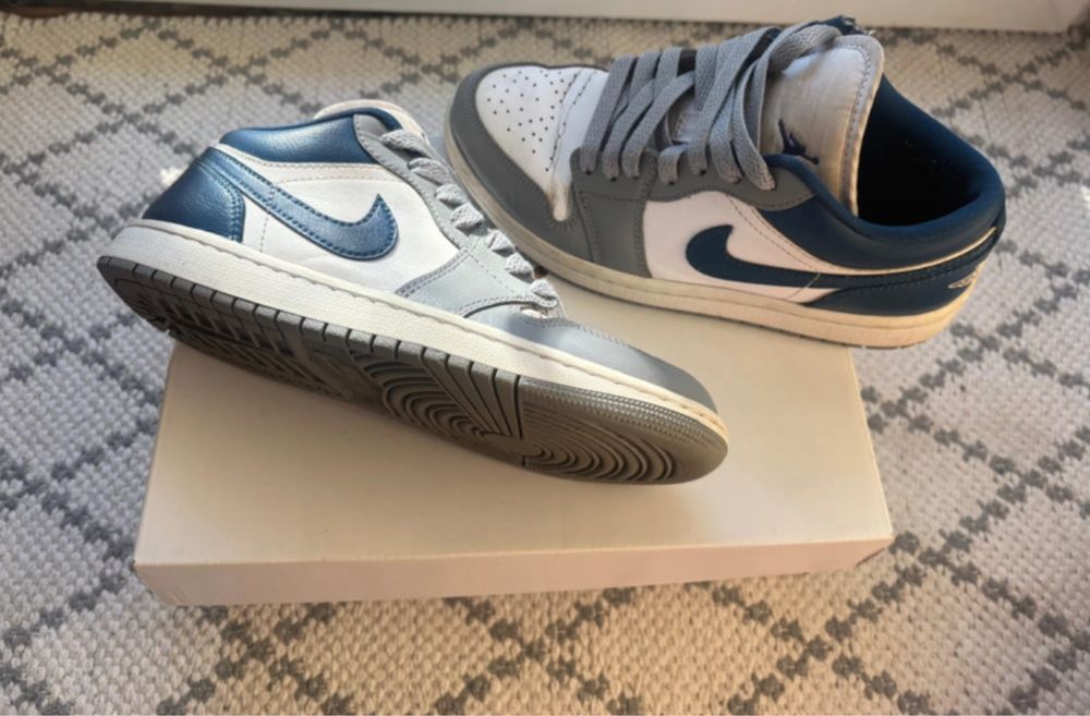 air jordan 1 low stealth french blue