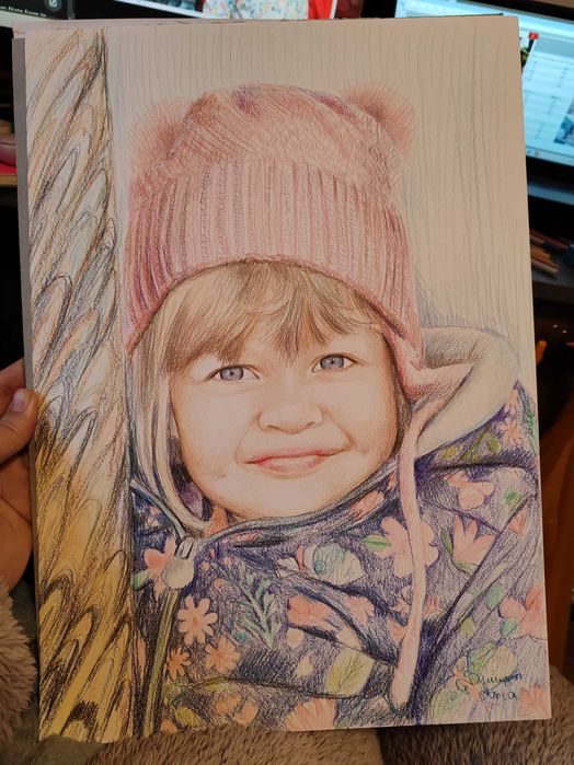 O poveste în culori. Portrete la comandă.