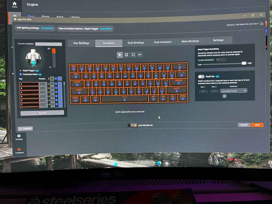 Tastatura Gaming Steelseries Apex Pro Mini Rapid Trigger