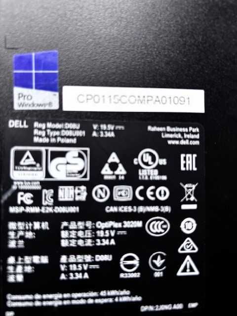 Mini Computer DELL Optiplex 3020