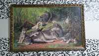 Картина "Волки" настенная, изображение, природа