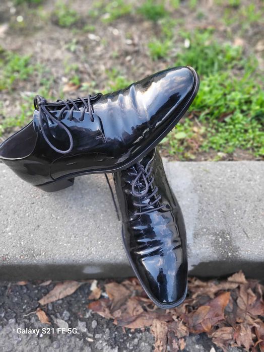 Pantofi ocazii piele lacuita Ecco marimea40