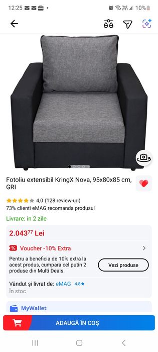 Vand fotoliu nou