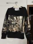 Vand bluza gen tricou cu maneca lunga , cu paiete , Guess