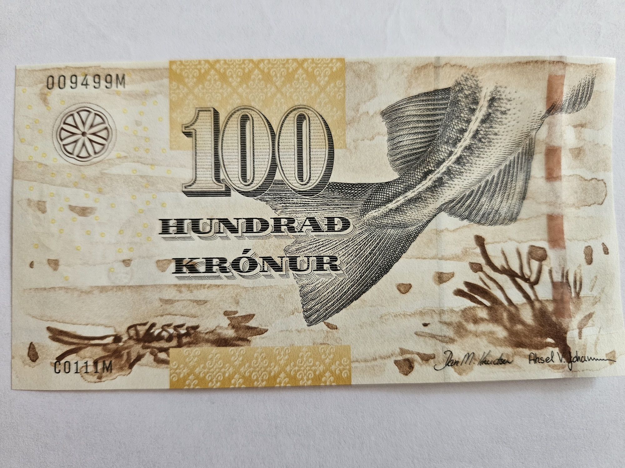 100 крони Фарьорски острови