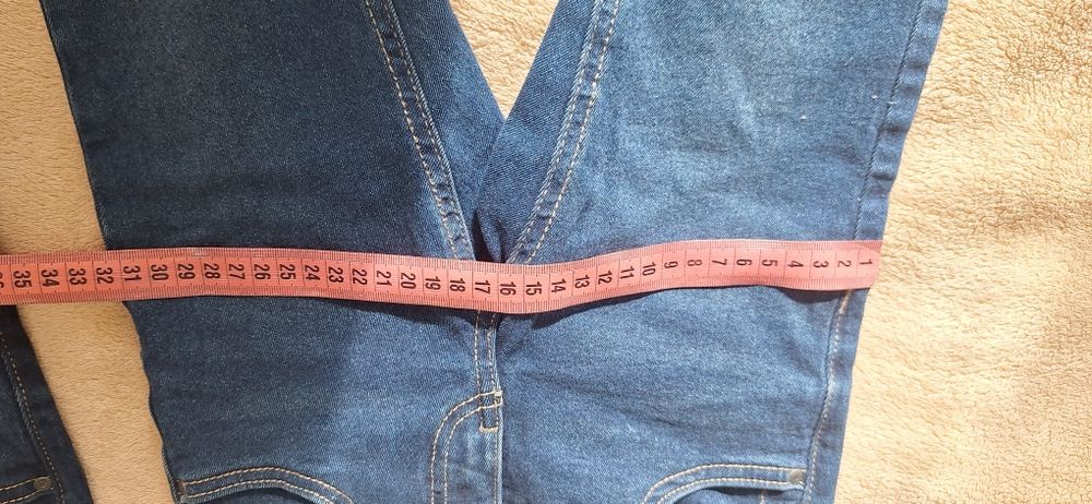 6-7г., 122см, детски дънки, тъмно сини, момиче, Name it