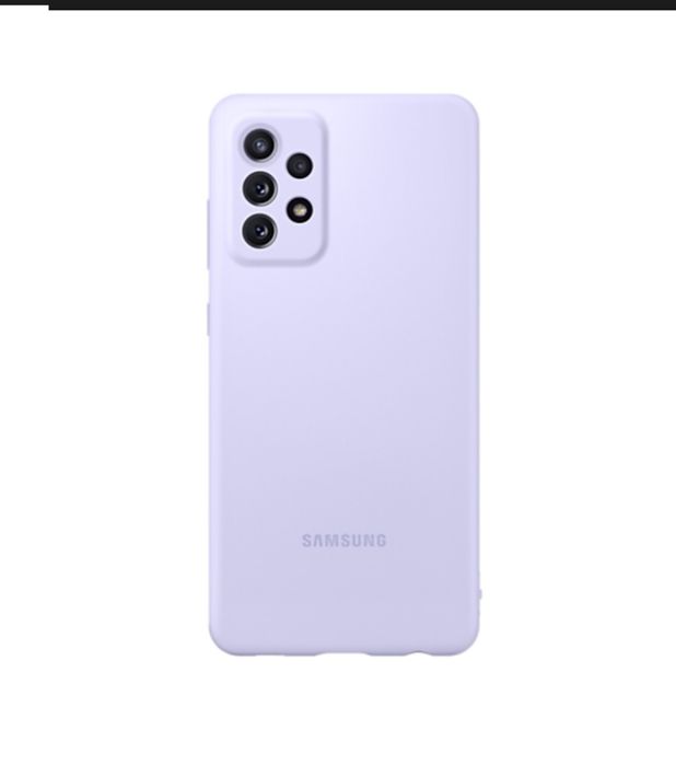 Чехол накладка Silicone Cover на Samsung Galaxy A72
