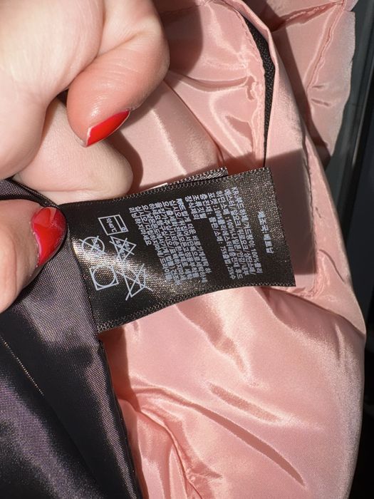 Geacă L The North Face roz rose trandafir fucsia negru neagră Nouă new